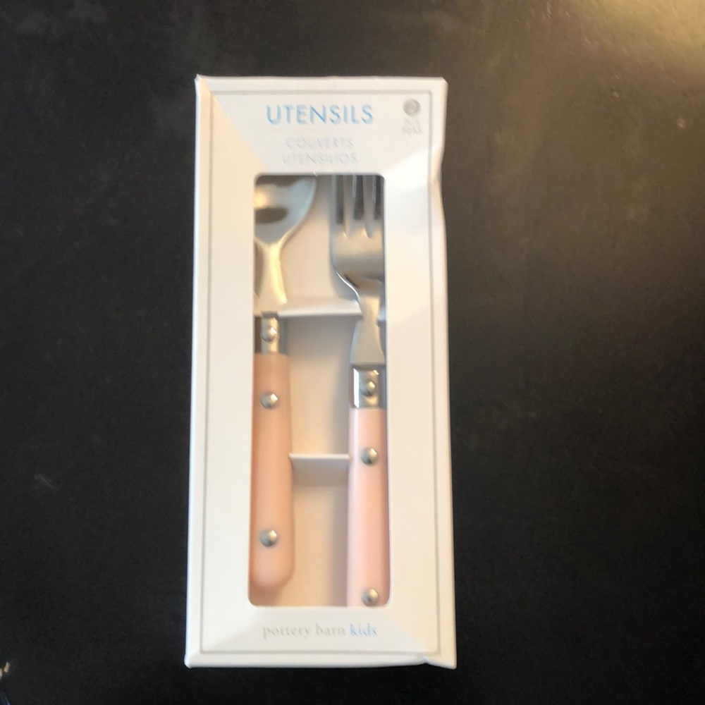 SOLD‼️ Pottery Barn Kids children’s utensils